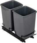 Addis Coșuri de gunoi din plastic cu 2 recipiente de 20 l - Addis Cos de gunoi