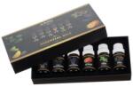Ruhhy Set uleiuri esentiale aromatice Ruhhy, 6 sticlute x 10 ml, pentru aromaterapie, umidificatoare, difuzoare, parfum ambiental