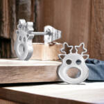  Rénszarvas Acél Fülbevaló