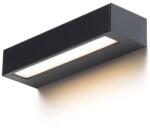 Rendl light studio ASTER 25 fali lámpa fekete tej akril 230V LED 2x6W IP65 3000K (R14198)