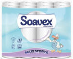  Toalettpapír 3 rétegű kistekercses 100% cellulóz 162 lap/tekercs 24 tekercs/csomag Soavex Maxi Scorta_Paperdi - tobuy