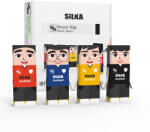  Radír, focisták, 20 db/display Silka