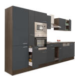 Leziter Yorki Konyhablokk - Tölgy/Antracit - 370 cm (L370YAN-PSZ)