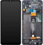 Samsung Piese si componente Display - Touchscreen Samsung Galaxy A02, Cu Rama, Negru, Service Pack GH82-25249A (GH82-25250A) - pcone