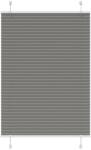 vidaXL pliszírozott redőny antracit 95x150 cm szövetszélesség 94, 4 cm (4015091)