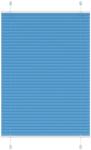 vidaXL pliszírozott redőny kék 95x150 cm szövetszélesség 94, 4 cm (4015193)