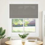 vidaXL pliszírozott redőny antracit 120x100 cm szövetszélesség 119, 4cm (4015079)