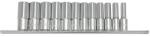 Hans Tools 3/8" hosszú dugókulcsfej készlet 12r. 8-19x63mm CrV 3612MD (040102-0146)