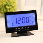 Foxgood Часовник с голям LCD дисплей DS-8082 - Черен (19115-black) Будилник
