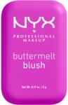 NYX Professional Makeup Buttermelt Blush púderes arcpír árnyalat 12 All The Butta 5 g