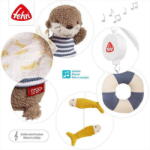Fehn Carusel Muzical Mobil Fehn - Otter Plastic Catifea 0-5luni Multicolor (047059)