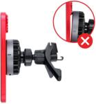 Forcell F-GRIP Cool Mag autós telefontartó Cold Protect hűtési technológiával és Qi2 15W vezeték nélküli töltéssel, kompatibilis a MagSafe-fel, fekete - smartdiszkont