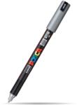uni Marker UNI Posca PC-1MR, varf metalic, 0.7 mm, Argintiu (M481)