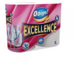  Háztartási papírtörlő kéztörlő 3 rétegű 2 tekercs/csomag 75 lap/tekercs Ooops! Excellence