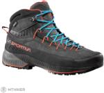 La Sportiva TX4 Evo Mid GTX cipő, karbon/koktélparadicsom (EU 46.5)