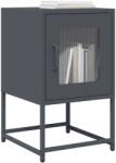 vidaXL antracit hidegen hengerelt acél éjjeliszekrény 36x39x60, 5 cm (853328)