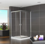 Vela Banyo TMP zuhanykabin - 90 SZÖGLETES - 5 mm víztiszta vízlepergető üveggel - 90 x 90 x 190 cm - 845KK151 (845KK151)