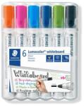STAEDTLER Táblamarker készlet, 2 mm, kúpos, STAEDTLER "Lumocolor 351", 6 különböző szín (351 WP6-1) - nyomtassingyen