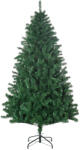 HomCom Műkarácsonyfa 180 cm műfenyő 1492 ággal, zöld PVC, stabil fém talppal, zöld Ø115 cm (830-244)
