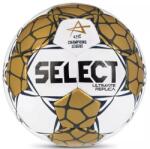 Select Minge handbal Select Ultimate Replica EHF Liga Campionilor V24 alb/auriu, mărimea 0 (356362)