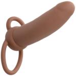CalExotics - Maxx Vastag Dual Penetrator 10 Rezgés Barna (d-241454)
