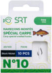 Sert Hook To Nylon Special Carpe 8 Lapkás, Szakállas Előkötött Horog 10db (SEMAN0075-0008-22)