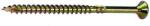 Stalco Perfect 6, 0x50mm 9db T30 süllyesztett fejű edzett faforgácslap csavar Torx (BWHT60050)