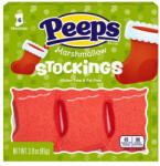  Peeps Marshmallow Stockings karácsonyi zokni formájú mályvacukor 85g Szavatossági idő: 2026-05-31 - delfinbuvar
