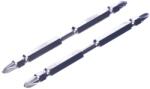 SK11 rozsdamentes acél kétvégű torziós csavarhúzó bitkészlet - 2 db - PH2 - 110 mm
