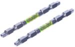 SK11 kétvégű torziós csavarhúzó bitkészlet - 2 db - SQ3 - 85 mm
