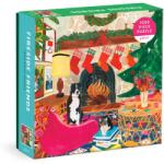 Galison - Barátok a tűz mellett 1000 darabos kirakó (9780735375987)