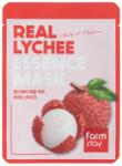 Farmstay Real Lychee Essence Mask - Revitalizáló Maszk Licsi Kivonattal 1db/23ml