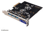 Akasa - PCI Express Low Profile kártya - USB 3.2 Gen 2 Type-C / Type-A - AK-PCCU3-09 (AK-PCCU3-09) - wpower