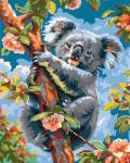 Alkotásutca Koala úr - Számfestő készlet kereten 40x50