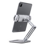 OBRALIX Suport tableta, iPad, monitor, profesional, unghi reglabil, pliabil, aluminiu, argintiu, obralix (P034-013-1)