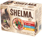 Shelma mix de carne și pește hrană umedă - 12x85g