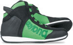 DAYTONA Ac4 Wd Motoros Cipő, Fekete-zöld