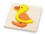 Viga Toys Fa képes kirakó puzzle Viga A kacsa
