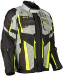 KLIM Badlands Pro Hosszított Motoros Textildzseki, Fekete-szürke-fluo