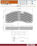 DANBLOCK set placute frana, frana disc DANBLOCK DB 2942982 (DB 2942982)