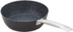 JUDGE Tigaie adanca Judge Evertough, otel inoxidabil aluminiu, 24 cm, negru argintiu (HO-JD020)