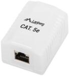Lanberg Falon kívüli aljzat CAT. 5e FTP árnyékolt 1xRJ45 fehér (OS5-0001-W) - cyberdepo