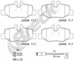 BRECK set placute frana, frana disc BRECK 24008 00 703 00 (24008 00 703 00)