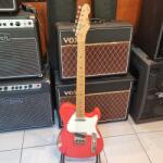 Sandberg California DC Hardcore Aged Fiesta Red Elektromos Gitár