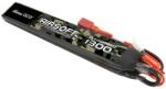 GENS ACE Airsoft 25C 1300mAh 2S1P 7.4V Saddle T-Plug LiPo akkumulátor (6928493304945)