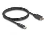Delock USB 10 Gbps kábel E-típusú A kulcsos USB 20 tűs apa USB Type-C apa 1 m (85530)