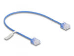 Delock RJ45 hálózati kábel Cat. 6 UTP ultravékony 0, 3 m kék rövid csatlakoztatókkal (80778) (80778)