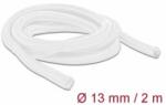 Delock Fonott kábelharisnya önzáródó 2 m x 13 mm fehér (20698) (20698)