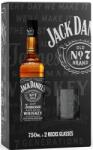 Jack Daniel's whiskey DD 2 pohárral (0, 7L / 40%) - whiskynet