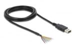 Delock USB 2.0 - Soros UART LVTTL átalakító 6 nyílt vezetékkel és 3, 3 V kimeneti feszültséggel 1, 8 m (83527)